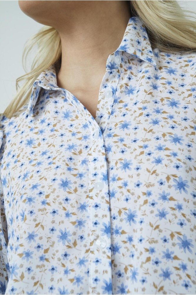 ELLA SH64 18863 L BLUE FLOWER